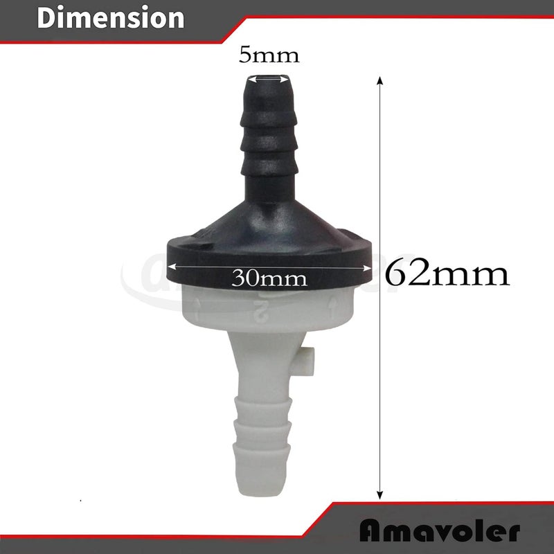 amavoler Vacuum Valve Check Valve Replacement Fit For A4 S6 TT Beetle Passat .OEM:058905291K. - Image 1